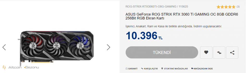 Asus GeForce ROG-Strix-RTX-3060-ti